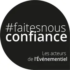 logo noir bulle faites nous confiance acteurs évènementiel marseille