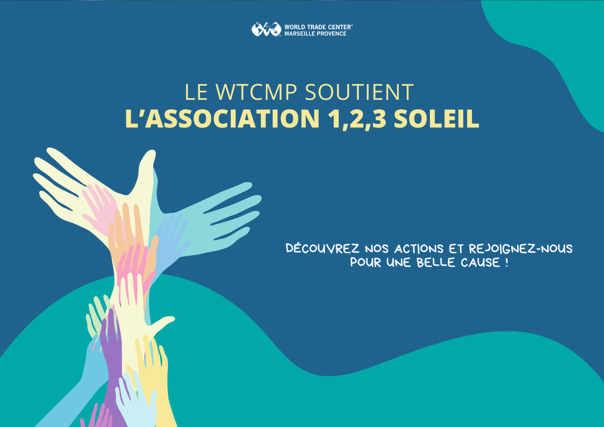 Le WTCMP soutient l'association 1,2,3 Soleil !